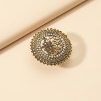 aleación de zinc anillo, chapado, Joyería & estilo popular & para mujer, más colores para la opción, 18MM, Vendido por UD