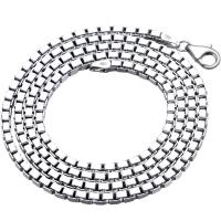 純銀製の宝石類のネックレス, 92.5％純度シルバー, メッキ, 異なるサイズの選択 & 男性用, シルバー, 売り手 パソコン