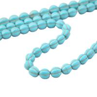 Synthetische Türkis Perlen, DIY, keine, Länge:ca. 38-42 cm, 10SträngeStrang/Tasche, verkauft von Tasche