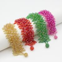 Glass Seed Beads Bracelets, Seedbead, fashion jewelry & Bohemian style & for woman 40mm Approx 17 cm 
