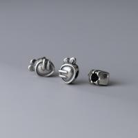 Sterling Silver Spacer Beads, 925 Sterling Silver, Carrot, Antique finish, DIY Approx 3mm 
