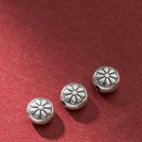 Perles intercalaires en argent , argent sterling 925, Finition antique, DIY, argent Environ 1.7mm, Vendu par PC