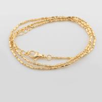 Brass Chain Necklace, 14K gold plated, Unisex, gold Approx 46.1 cm 