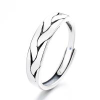 Sterling Silver Finger Ring, 925 Sterling Silver, Antique finish, fashion jewelry & for woman 