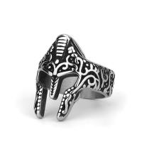 Titanium Steel Finger Ring, polished, fashion jewelry & for man [