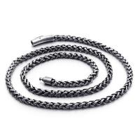 Titanium Steel Chain Necklace, plated, Unisex 