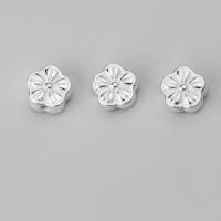 Sterling Silver Spacer Beads, 925 Sterling Silver, petals, plated, DIY, silver color Approx 1.6mm 