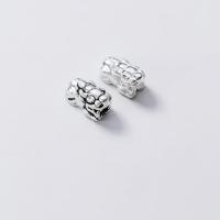 Sterling Silver Spacer Beads, 925 Sterling Silver, Fabulous Wild Beast, Antique finish, DIY Approx 2.5mm 