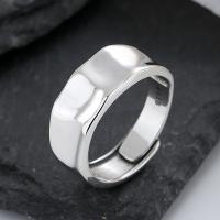 Sterling Silver Finger Ring, 925 Sterling Silver, Antique finish, fashion jewelry & for woman, 9mm 