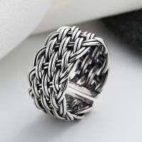Sterling Silver Finger Ring, 925 Sterling Silver, Antique finish, fashion jewelry & Unisex 