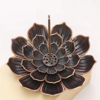 Buy Incense Holder and Burner in Bulk , Brass, half handmade, for home and office & durable 88mm 