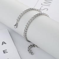 титан цепочка для ожерелья, полированный, различной длины для выбора & DIY & Мужская & разный размер для выбора, оригинальный цвет, продается PC