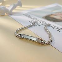 Stainless Steel Chain Bracelets, 304 Stainless Steel, with 3CM extender chain, plated, fashion jewelry & Unisex Approx 18 cm 