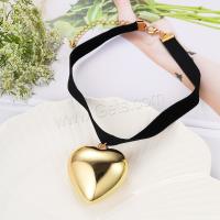 Fashion Choker Necklace, Zinc Alloy, Heart, plated, fashion jewelry & for woman 