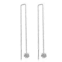 Cubic Zirconia Micro Pave Brass Earring, Teardrop, plated, micro pave cubic zirconia & for woman [