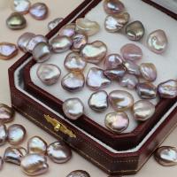 Perlas Freshwater sin Agujero, Perlas cultivadas de agua dulce, Barroco, Bricolaje, Púrpura, 10-11mm, Vendido por UD[