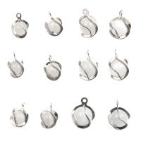 Crystal Jewelry Pendants, 304 Stainless Steel, with Crystal, Round, DIY Approx [
