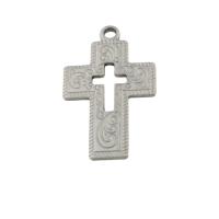 Stainless Steel Cross Pendants, 304 Stainless Steel, fashion jewelry & Unisex, original color Approx 2mm 