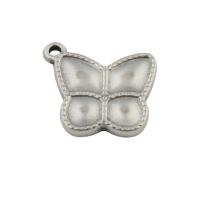 Stainless Steel Animal Pendants, 304 Stainless Steel, Butterfly, fashion jewelry & for woman, original color Approx 1.5mm [