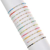 Bracelets Bijoux en verre, Seedbead, fait à la main, 12 pièces & bijoux de mode & pour femme Environ 18-23 cm, Vendu par fixé[