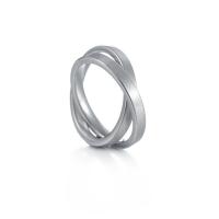 Stainless Steel Finger Ring, 304 Stainless Steel, Unisex original color, 3mm, US Ring [