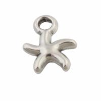 Stainless Steel Star Pendant, 304 Stainless Steel, Starfish, fashion jewelry & Unisex, original color Approx 2mm [