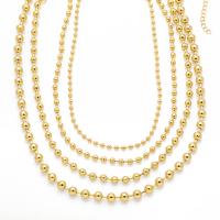 Ожерелье ручной латунные, Латунь, с 5cm наполнитель цепи, Другое покрытие, ювелирные изделия моды & разный размер для выбора, Золотой, длина:41 см, продается PC