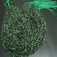 Natural Green Quartz Beads, Seraphinite, DIY Approx 16 Inch 