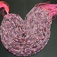 Natürlicher Turmalin Perlen, Rubellit, DIY, 5mm, Länge:ca. 16 ZollInch, verkauft von Strang