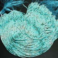 Amazonit Perlen, DIY, 3mm, Länge:ca. 16 ZollInch, verkauft von Strang