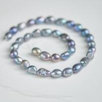 Baroque Cultured Freshwater Pearl Beads, Natural & DIY, black, 7-8mm cm [