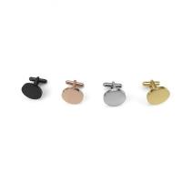 Stainless Steel Cufflink, 304 Stainless Steel, plated, fashion jewelry & for man 