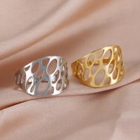 Titanium Steel Finger Ring, Vacuum Ion Plating, fashion jewelry & Unisex [