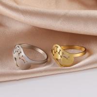 Титан Сталь палец кольцо, титан, вакуумное ионное покрытие, ювелирные изделия моды & Мужская & разный размер для выбора, Много цветов для выбора, продается PC[