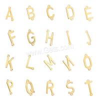 Letter Stainless Steel Connector, 304 Stainless Steel, Alphabet Letter, Vacuum Ion Plating, letters are from A to Z & DIY & 1/1 loop 