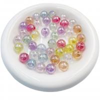 Acrylic Jewelry Beads, Round, DIY & luminated 14mm [