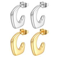 Stainless Steel Stud Earring, 304 Stainless Steel, Galvanic plating, vintage & fashion jewelry & for woman [