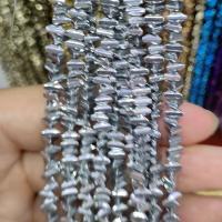 Perles hématite non-magnétique, triangle, DIY & normes différentes pour le choix, plus de couleurs à choisir Environ 38 cm, Vendu par brin[