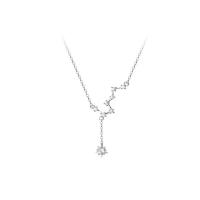Rhinestone Zinc Alloy Necklace, with 5CM extender chain, plated, micro pave rhinestone & for woman Approx 40 cm 