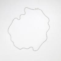 純銀製の宝石類のネックレス, 925スターリングシルバー, ファッションジュエリー & 女性用, 無色, 40cm,45cm, 売り手 パソコン