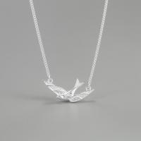 Sterling Silver Jewelry Necklace, 925 Sterling Silver, with 5cm extender chain, fashion jewelry & for woman, 25mm Approx 40 cm 