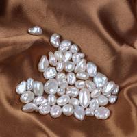 Baroque Cultured Freshwater Pearl Beads, DIY, white, 6-12mm 