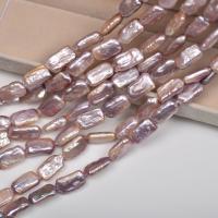 Barock kultivierten Süßwassersee Perlen, Natürliche kultivierte Süßwasserperlen, DIY, violett, 10x17mm, Länge:ca. 38-40 cm, verkauft von Strang
