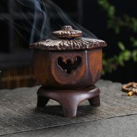 Quemador de Incienso del Budismo, Porcelana, hecho a mano, para el hogar y la oficina & Sostenible, más colores para la opción, 114x120mm, Vendido por UD