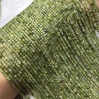 Abalorio De Turmalina Natural , pulido, Bricolaje, verde claro, 2-2.5mm, longitud:aproximado 38-40 cm, Vendido por Sarta[