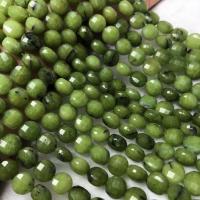Perles de Pierre jade, Pierre de jaspe, poli, DIY & normes différentes pour le choix, vert pois Environ 38-40 cm, Vendu par brin