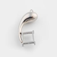 Stainless Steel Pendant Setting, 316 Stainless Steel, fashion jewelry & for woman & hollow, original color Approx 1mm [