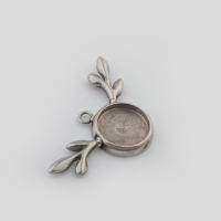 Stainless Steel Pendant Setting, 316 Stainless Steel, DIY, original color Approx 1mm, Inner Approx 10mm [