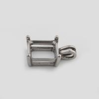 Stainless Steel Pendant Setting, 316 Stainless Steel, DIY, original color Approx 2mm, Inner Approx [