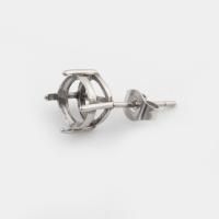 Stainless Steel Earring Stud Component, 316 Stainless Steel, DIY, original color Inner Approx 